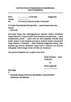 Contoh Surat Permohonan Kredensial