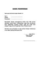 Contoh Surat Pernyataan Ganisphpl