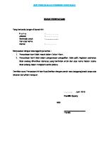 Contoh Surat Pernyataan Tidak Pailit [PDF]