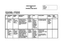 Contoh Temuan Audit & Tindak Lanjut