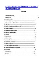 Contoh Tugas Proposal Usaha Rumah Makan [PDF]