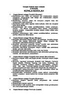 Contoh Tupoksi Kepala Sekolah, Wakasek, PKS Kurikulum [PDF]