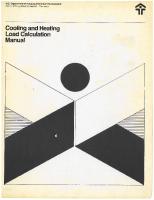 Cooling and Heating Load Calculation Manual