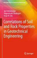 Correlations of Soil and Rock Properties PDF