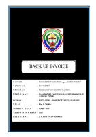 Cove Back Up Data Invoice