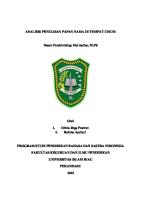 Cover, Kata Pengantar Dan Daftar Isi [PDF]