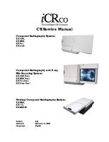 CR Service Manual: Computed Radiography System [PDF]