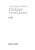 Cumhuriyet Dönemi Türkiye Ansiklopedisi 4 [PDF]