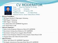 CV Pembicara