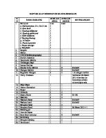 Daftar Alat Kesehatan Ruang Bersalin