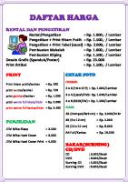 Daftar Harga