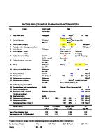 Daftar Isian (Formulir) Rancangan Campuran Beton