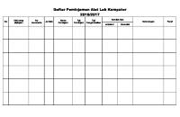 Daftar Peminjaman Alat Lab Komputer [PDF]