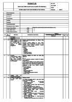 Daftar Pertanyaan Audit Internal k3