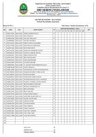 Daftar Rombongan Belajar Kelas XII