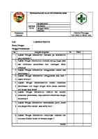 Daftar Tilik Penggunaan Alat Pelindung Diri [PDF]