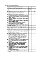 Daftar Tilik Pengisian Partograf