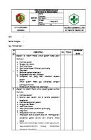 DAFTAR TILIK PENilaian Isi Rekam Medis