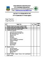 Daftar Tilik Rekam Medik IGD