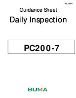 Daily Inspection Guide PC200-7