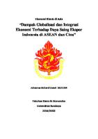 Dampak Globalisasi Dan Integrasi Ekonomi Terhadap Daya Saing Ekspor Di ASEAN Dan Cina [PDF]