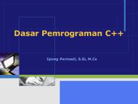 Dasar Pemrograman C++