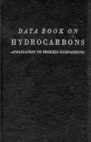 Data Book On Hidrocarbons (J B Maxwell) [PDF]