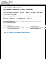 Data Kontur Seluruh Indonesia