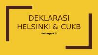 Deklarasi Helsinki & Cukb