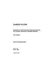 Delft3D-FLOW User Manual PDF