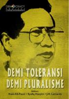 Demi Toleransi Demi Pluralisme [PDF]