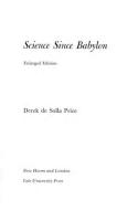 Derek de Solla Price - Science Since Babylon