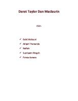 Deret Taylor Dan Maclaurin [PDF]