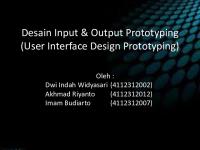 Desain Input & Output Prototyping