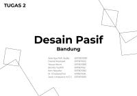 Desain Pasif - Rekomendasi Desain