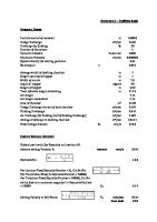 Desilting Basin Calculations