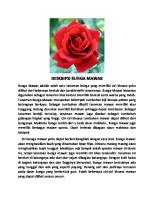 Deskripsi Bunga Mawar [PDF]