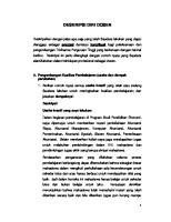 Deskripsi Diri Dosen [PDF]