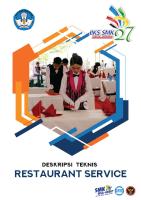 Deskripsi Teknis LKS SMK 2019 - Restaurant Service - Update PDF