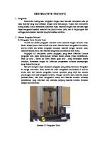 Destructive Test (DT) : 2.1 Pengujian Tarik (Tensile Test)