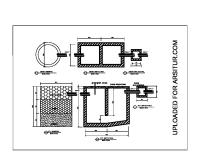 Detail Septic Tank - Contoh Gambar Autocad Dwg-Model PDF