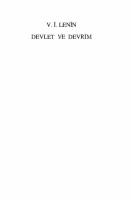 Devlet ve Devrim [2 ed.]
 9757349364