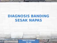 Diagnosis Banding Sesak