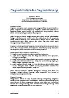 Diagnosis Holistik Dan Diagnosis Keluarga [PDF]