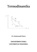 DIKTAT TERMODINAMIKA FISIKA UI-1 M Hikam [PDF]