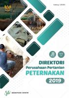 Direktori Perusahaan Pertanian Peternakan 2019 PDF