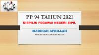 Displin-Pp 94 Tahun 2021