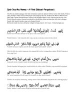 Doa Abu Nawas - Al I'Tiraf