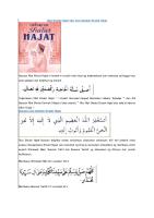 Doa Dan Dzikir HAJAT [PDF]