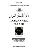 Doa Kanzil Arasy